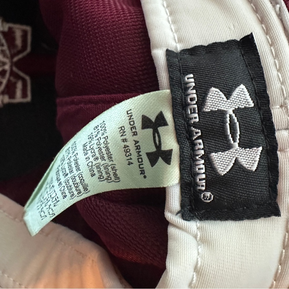 Mississippi State Bulldogs Under Armour Cap Hat Adult OS Maroon - Picture 4 of 7